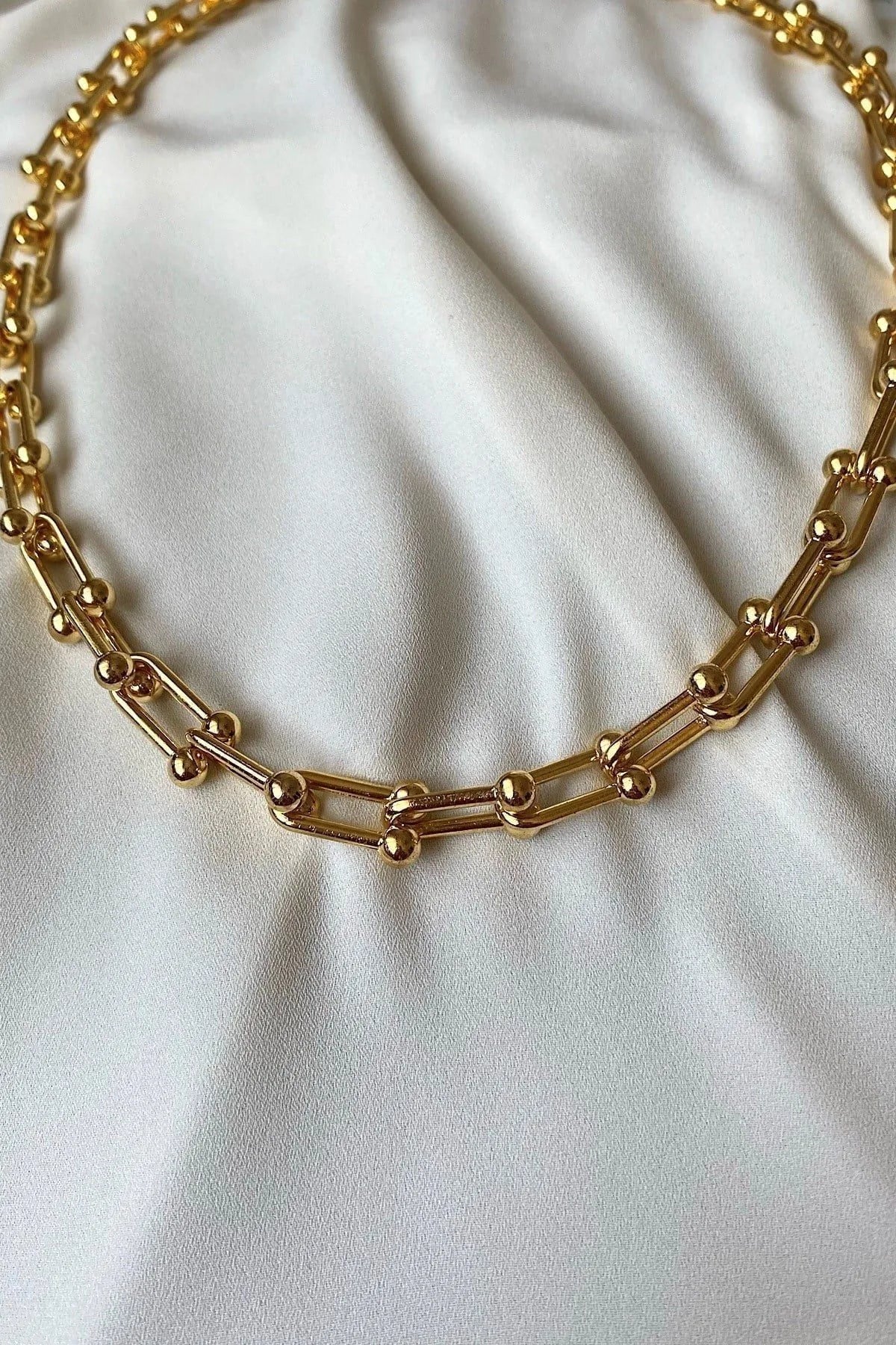Tifany Gold Zincir Kolye