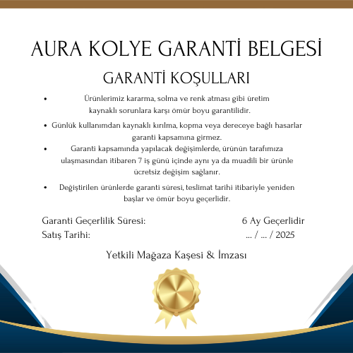 Okyanus Kalbi Kolye