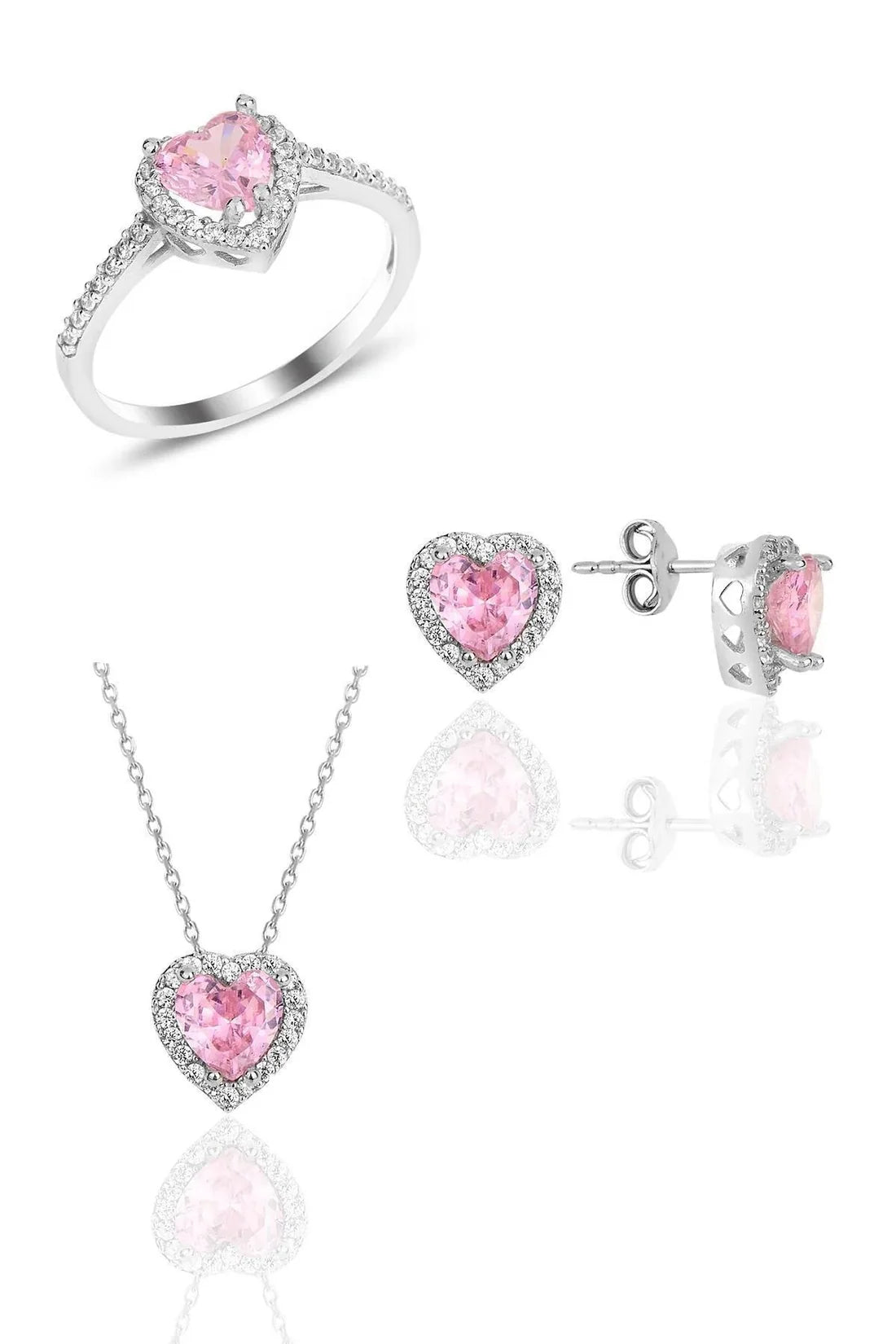 Pandora Kalp Set Pembe Işıltı